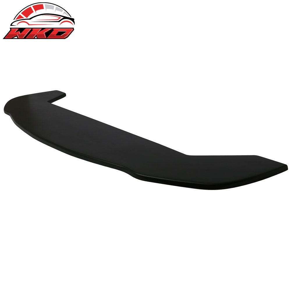 Fits Universal Type 4 Front Bumper Lip Spoiler Valance Guard Unpainted Black PP