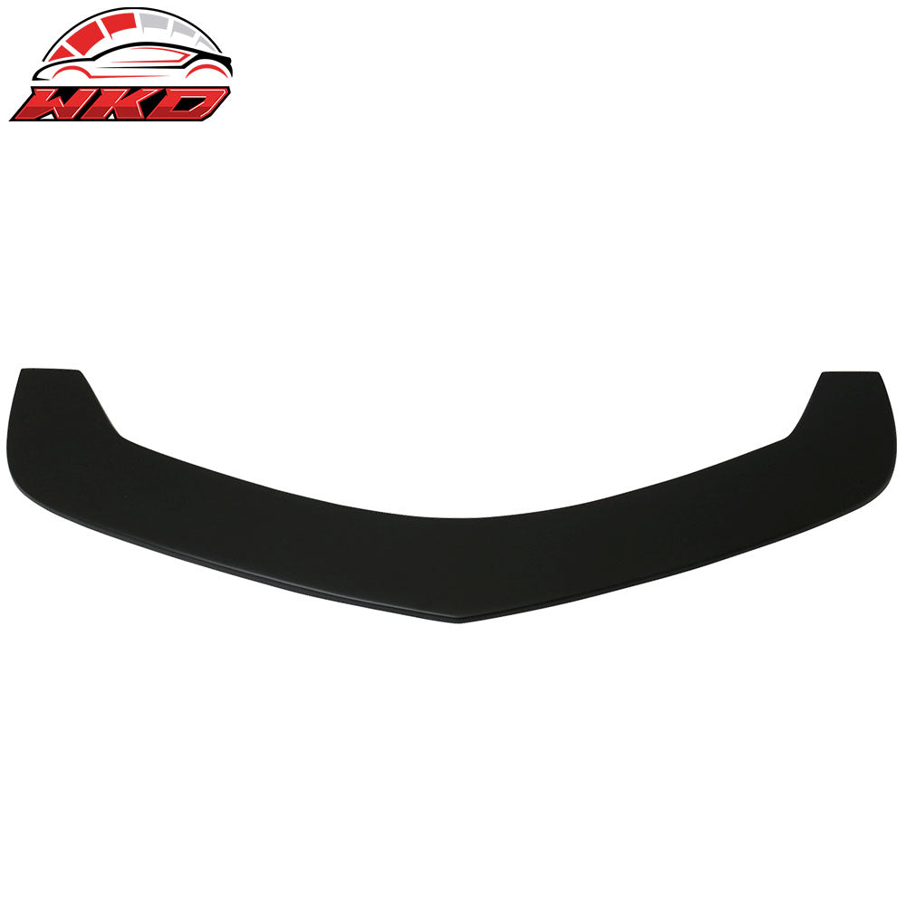 Universal Fitment Type 5 Front Bumper Lip Spoiler Splitter Unpainted Black PP