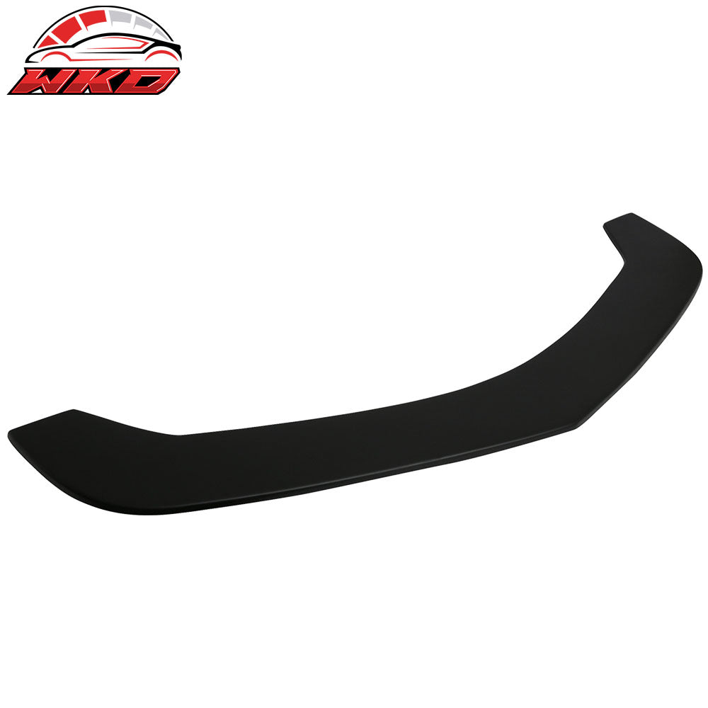 Universal Fitment Type 5 Front Bumper Lip Spoiler Splitter Unpainted Black PP