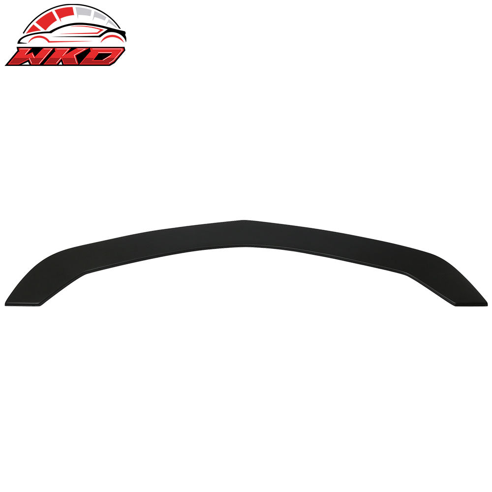 Universal Fitment Type 5 Front Bumper Lip Spoiler Splitter Unpainted Black PP