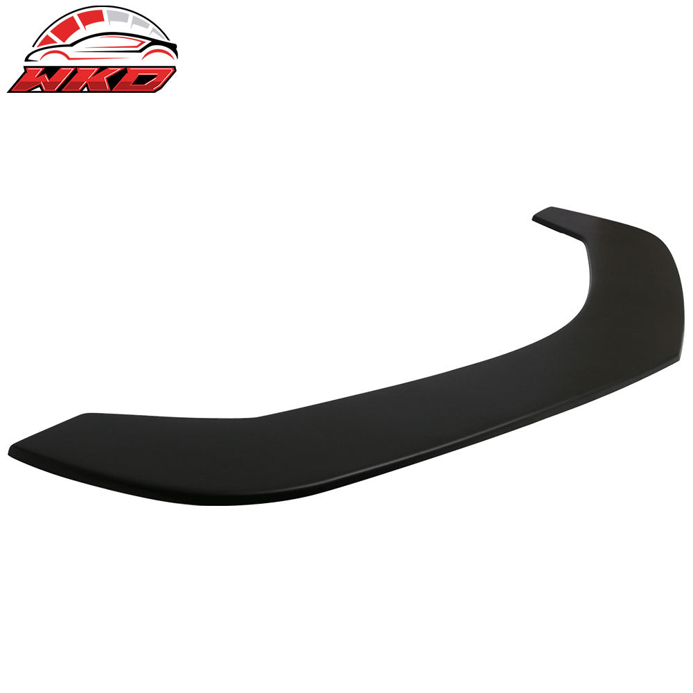 Universal Fitment Type 5 Front Bumper Lip Spoiler Splitter Unpainted Black PP