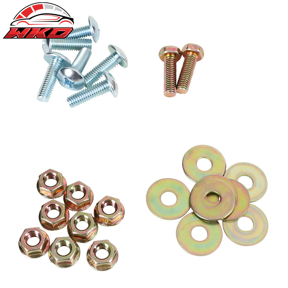 Fits 13-16 Subaru BRZ 2PCS Front Bumper Lip Side Splitters Winglet CS Style PU