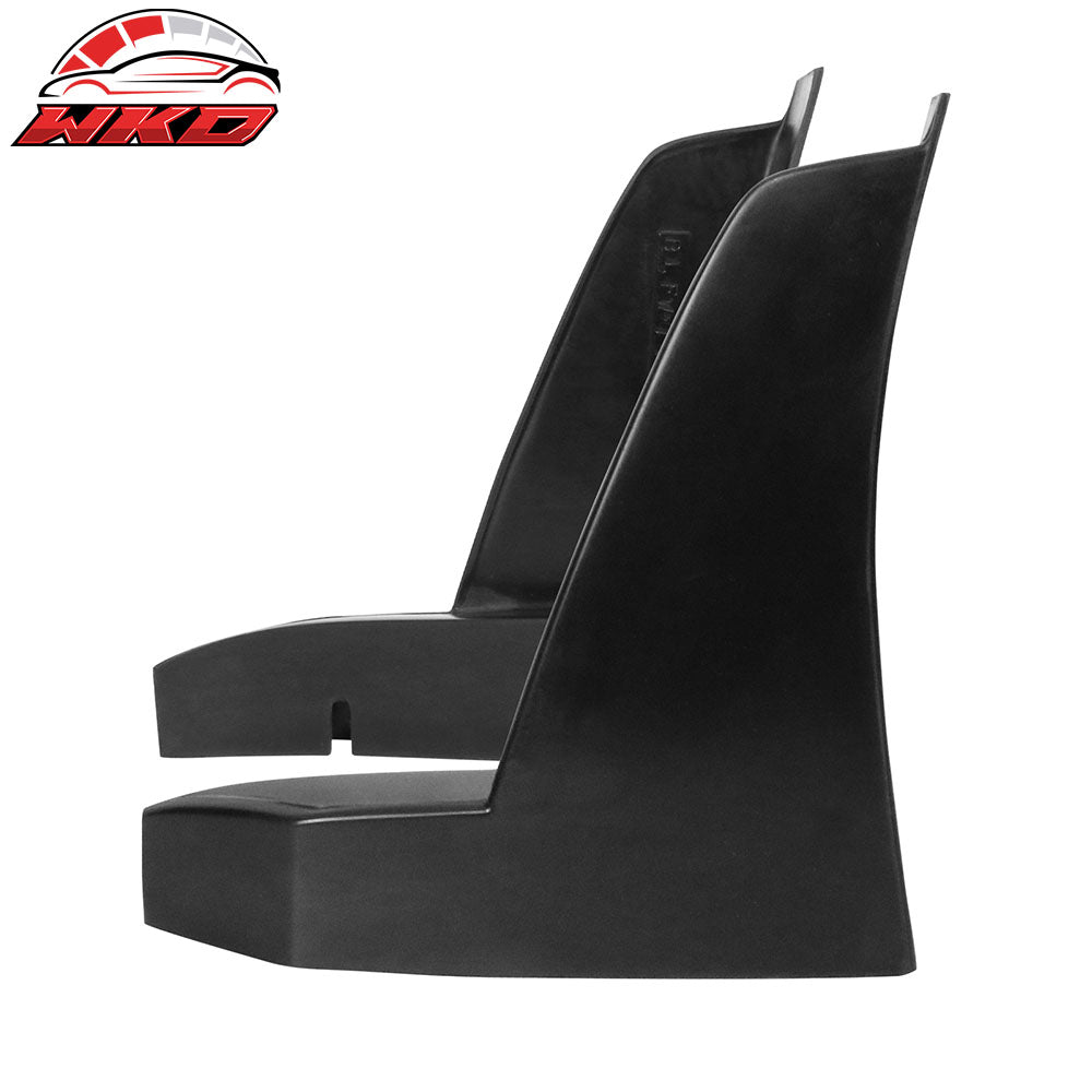 Fits 17-20 Toyota 86 CS Front Bumper Lip Side Apron Splitter Winglets PU 2PCS