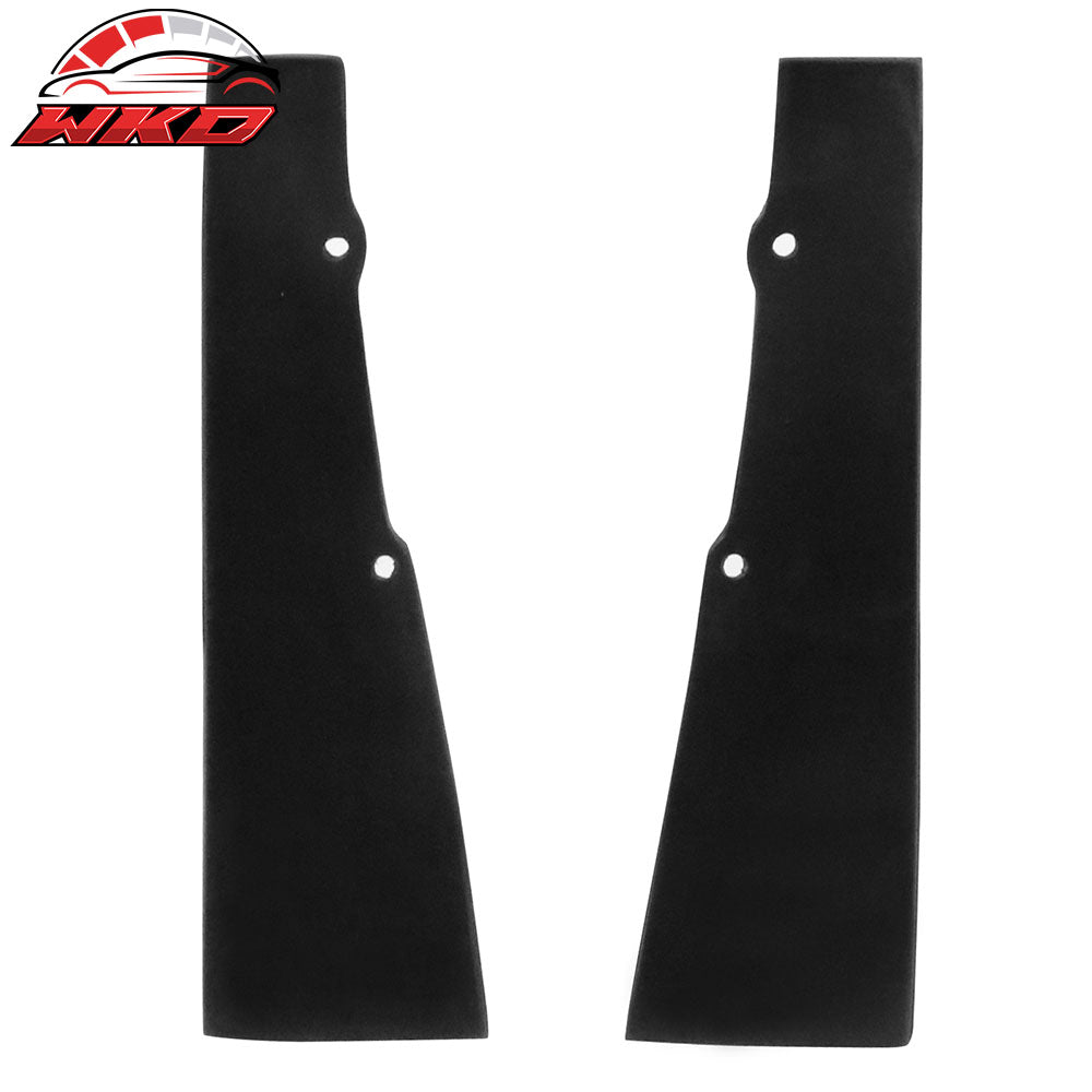 Fits 17-20 Toyota 86 CS Front Bumper Lip Side Apron Splitter Winglets PU 2PCS