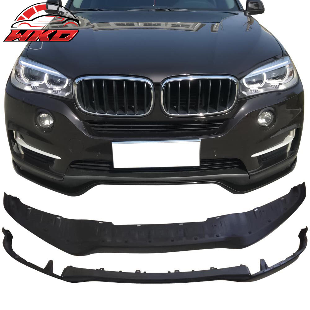 Fits 14-18 BMW F15 X5 Base MP Style Aero Front Kits PP Bumper Lip Lower Spoiler
