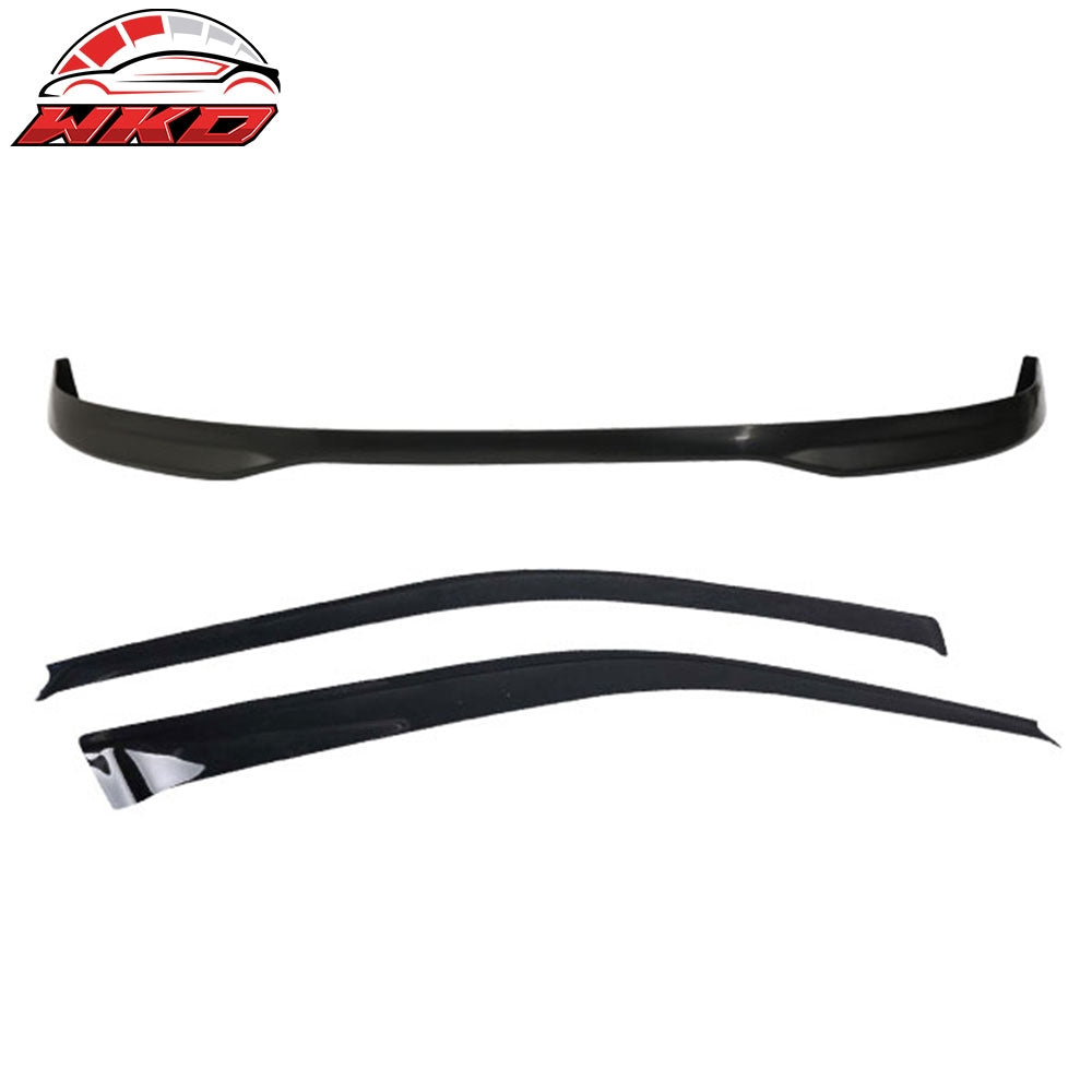 Wholesale Honda Civic 99-00 EK 3D PP PP Front Bumper Lip Spoiler + Sun Window Visor