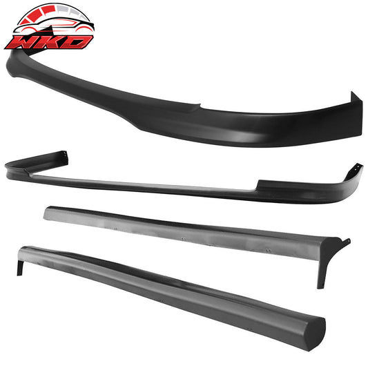 Wholesale Fit 01-03 Honda Civic TR Style PP Front + Rear Bumper Lip + RS Style Side Skirts