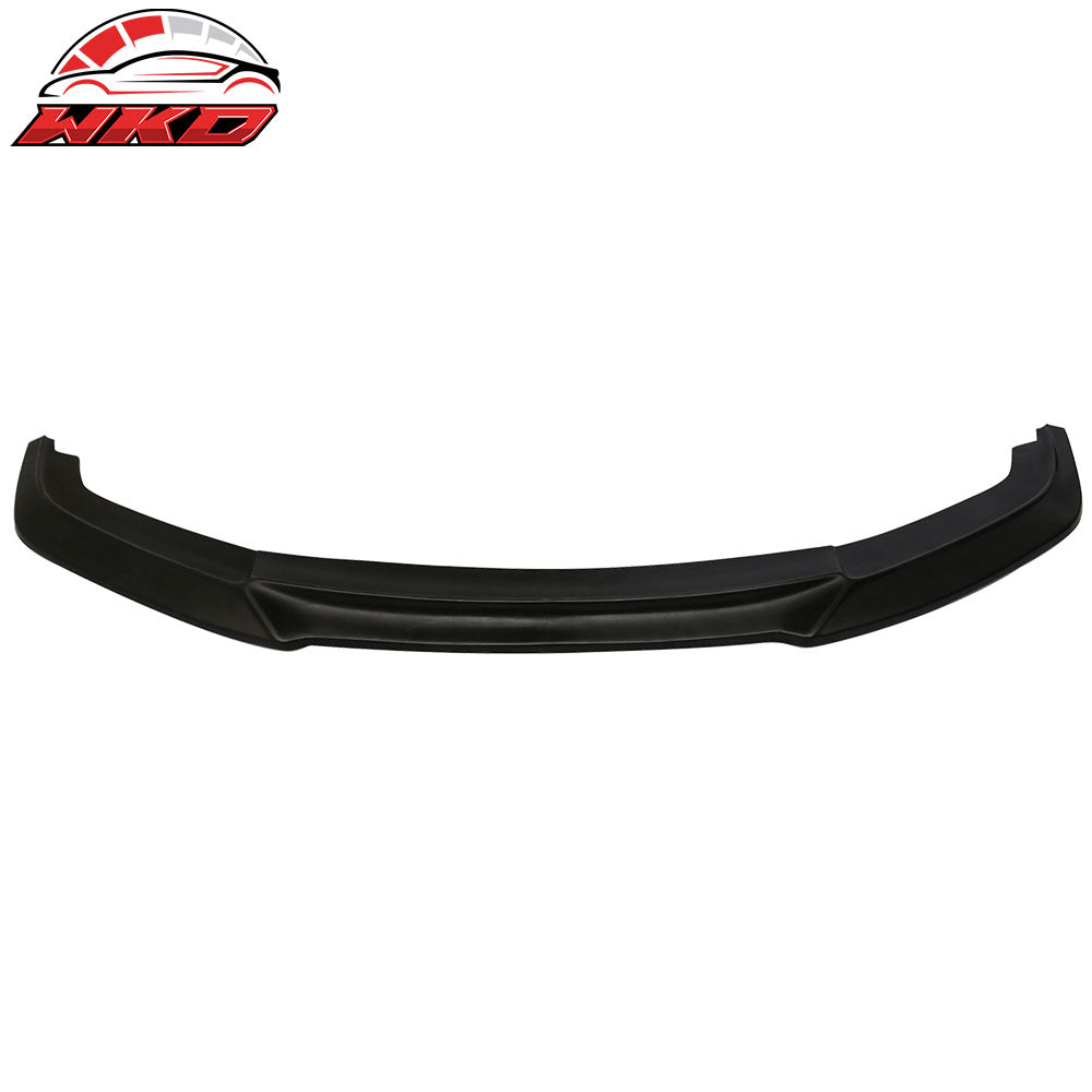 Fits 16-18 Honda Civic IKON GT Style Front Bumper Lip PU + Front Hood Grille ABS