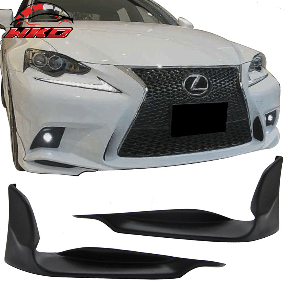 Fits 14-16 Lexus IS250 IS350 TR Style Front Bumper Lip Painted
