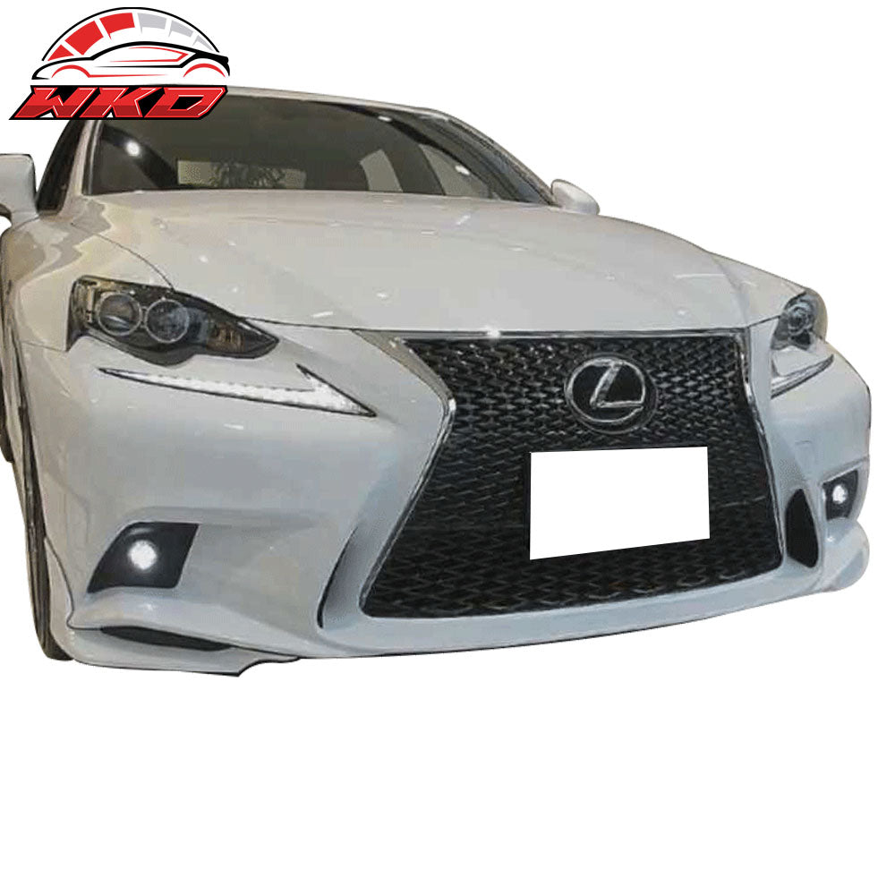 Fits 14-16 Lexus IS250 IS350 TR Style Front Bumper Lip Painted