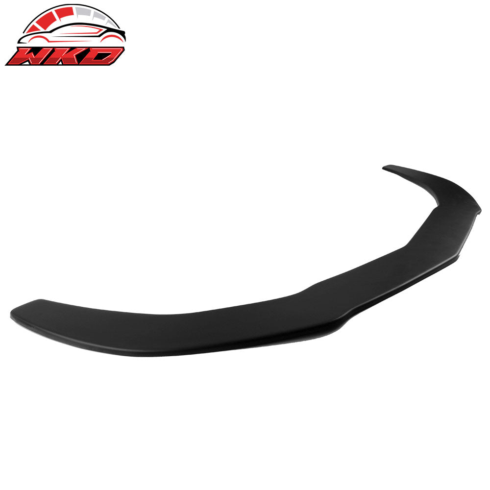 Fits 14-16 Benz CLA Class Front Bumper Lip + Splitter Strut Rods Matte Black PP