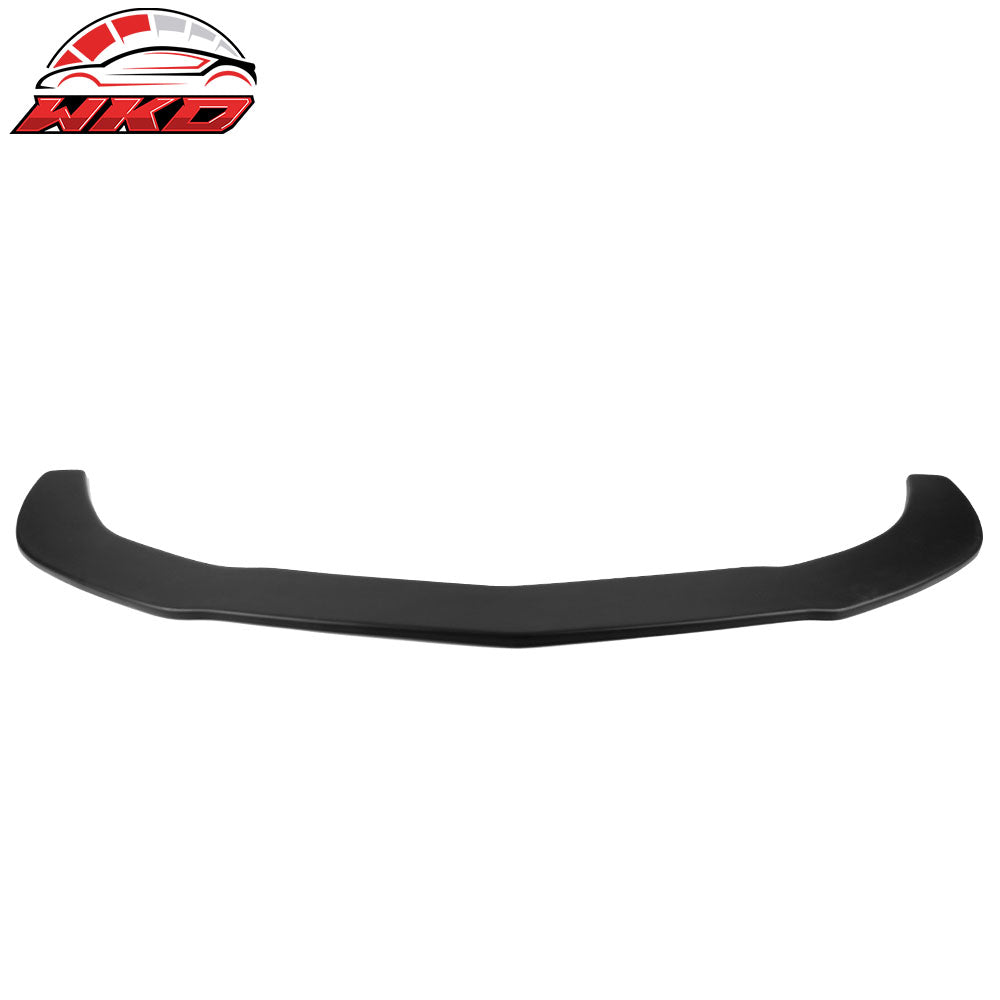 Fits 14-16 Benz CLA Class Front Bumper Lip + Splitter Strut Rods Matte Black PP