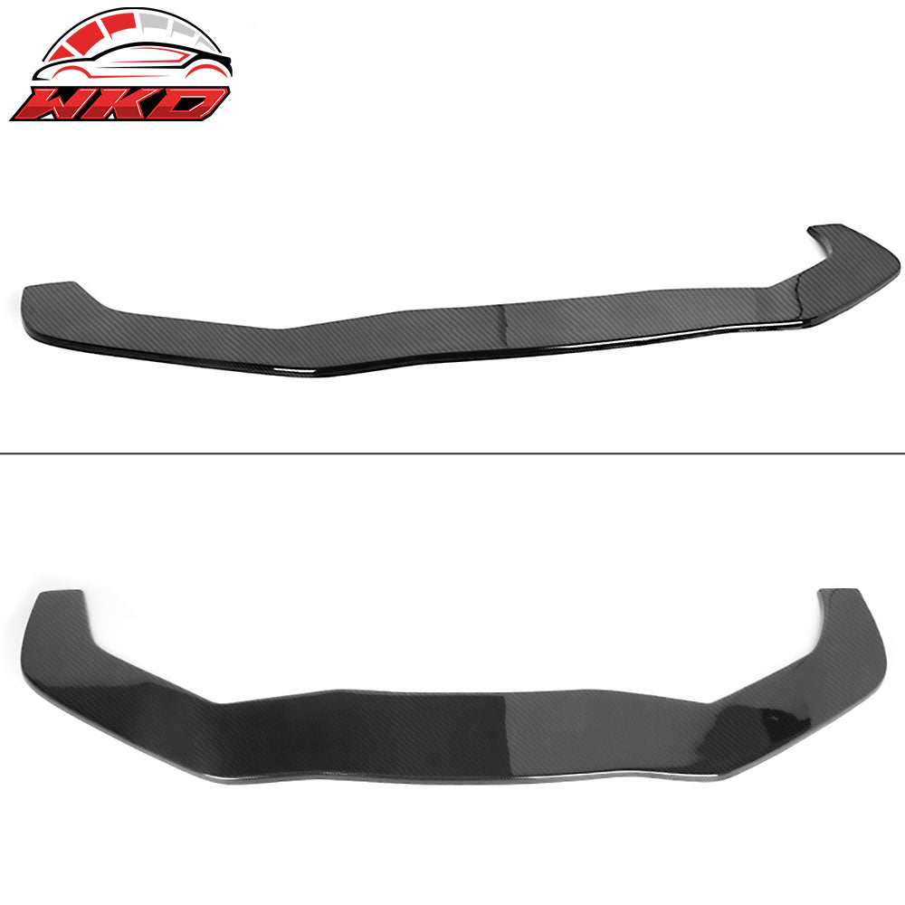 Fits 13-20 Scion FR-S Toyota 86 Front Bumper Lip + Strut Rod Carbon Fiber Print