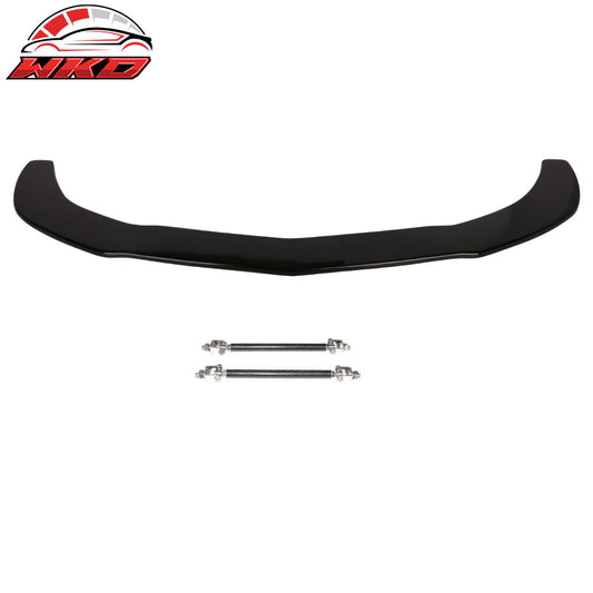2014-16 Benz CLA Class Front Bumper Lip Carbon Fiber Print + 2PC Splitter Rod | Wholesale