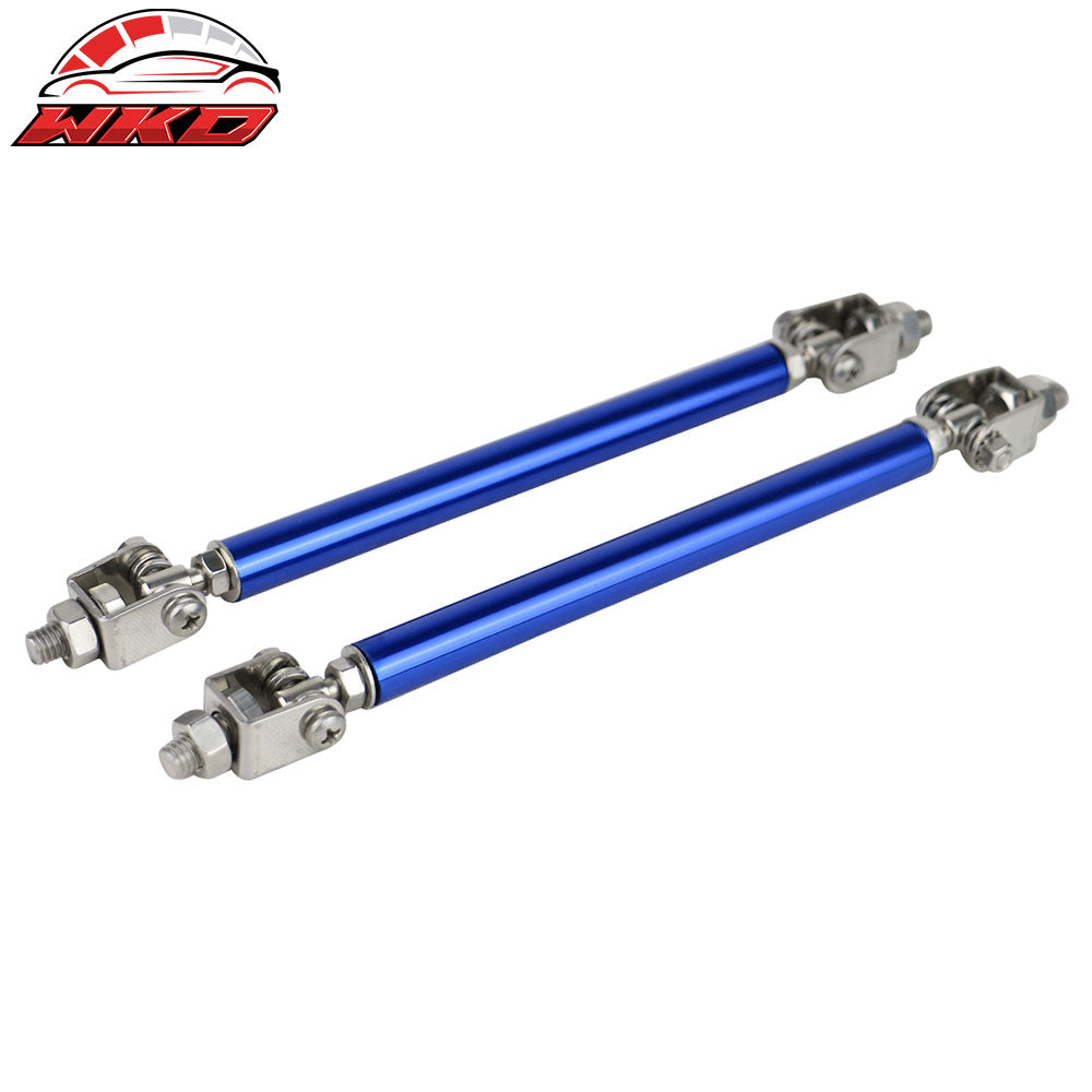 Fits 13-14 Ford Focus ST Matte Black Front Bumper Lip Spoiler PP + 2PC Strut Rod