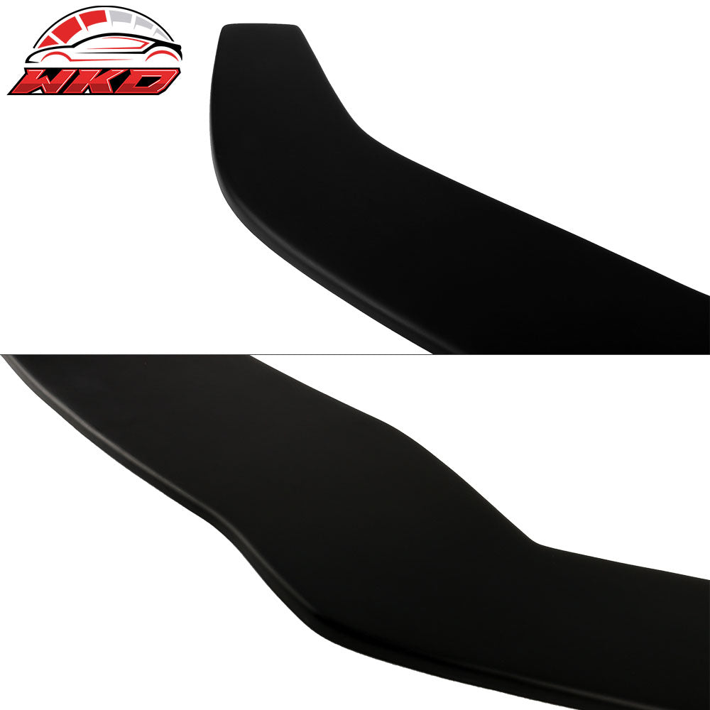 Fits 13-20 Toyota 86 Front Splitter w/ Hardware Matte Black - PP & Blue Rods