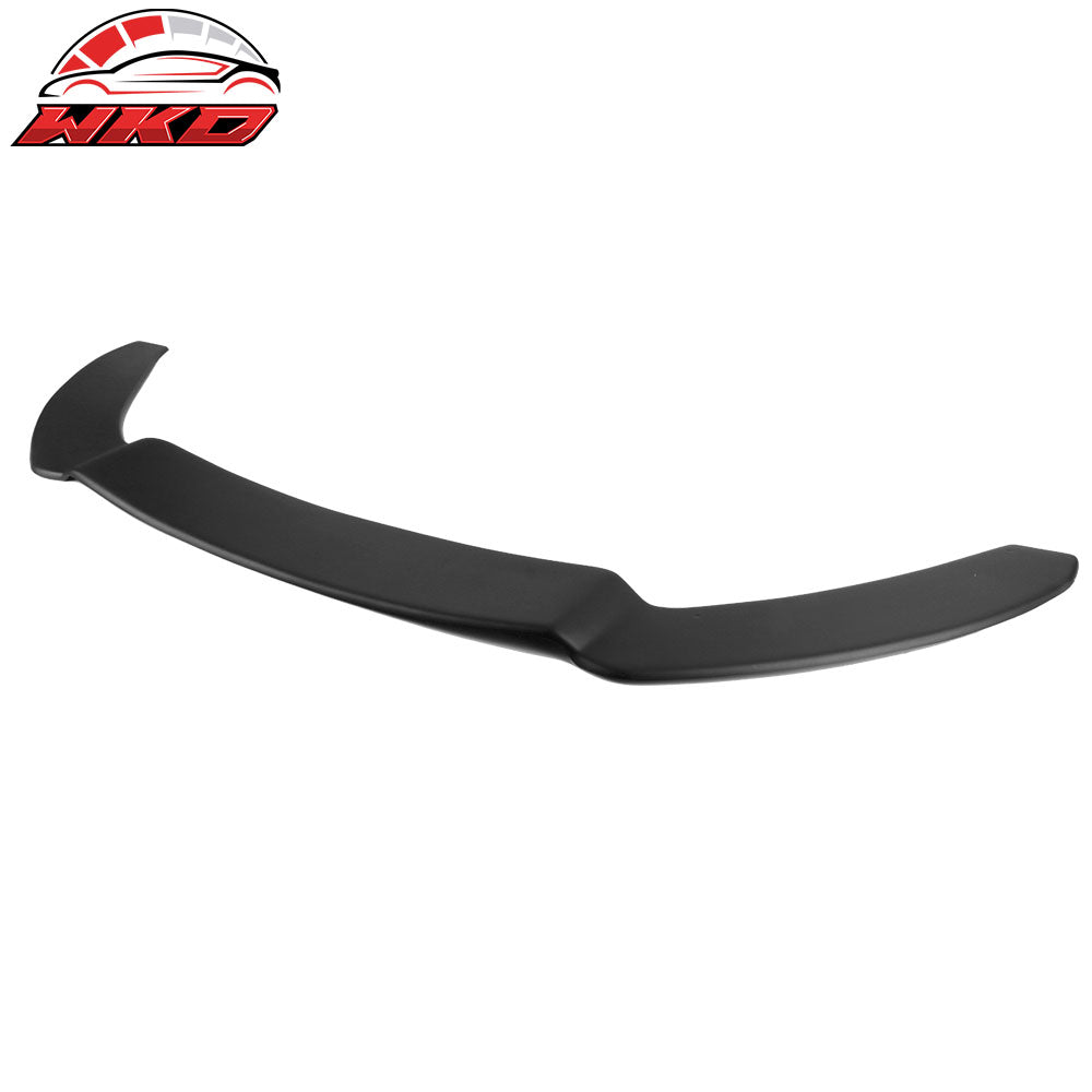 Fits 13-14 Ford Focus Front Splitter Lip Replacement Matte Black PP & Red Rods