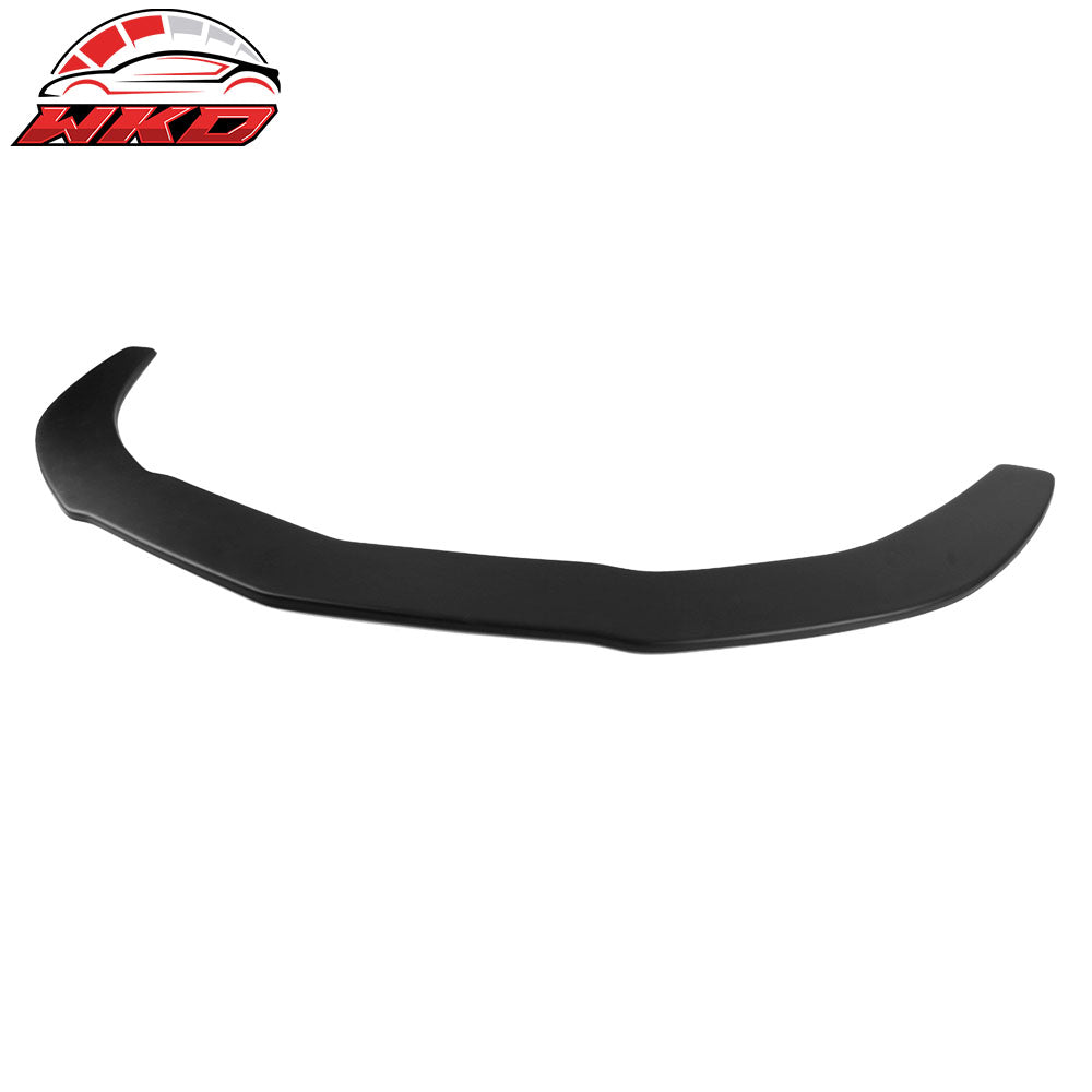 Fits 14-16 Benz CLA Class Matte Black Front Bumper Lip PP + 2PCS Strut Rods