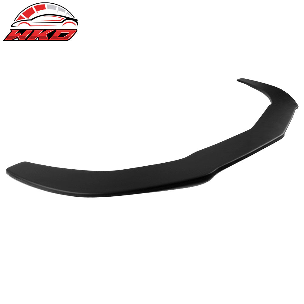 Fits 14-16 Benz CLA Class Matte Black Front Bumper Lip PP + 2PCS Strut Rods