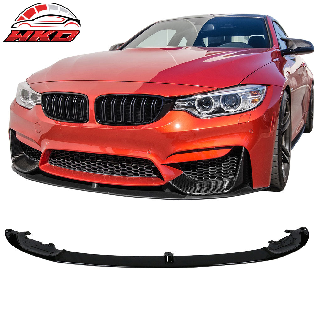 Fits 15-20 BMW F80 M3 F82 M4 Front Bumper Lip PP & Carbon Fiber Front Splitters