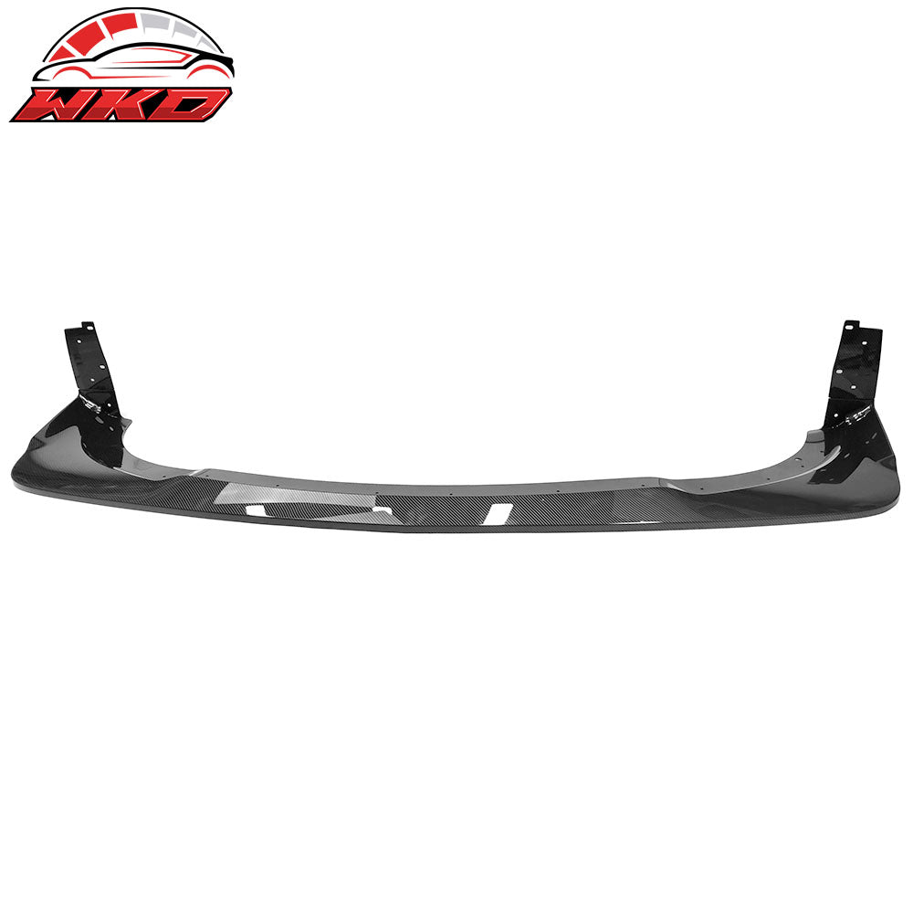 Fits 15-23 Charger Widebody Style Front Bumper Lip & Fender Flares 10PCS CFL ABS