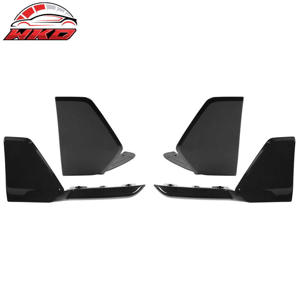 Fit 19-23 BMW G05 X5 M Sport 4PC Front Splitter + Rear Bumper Aprons Gloss Black | Wholesale