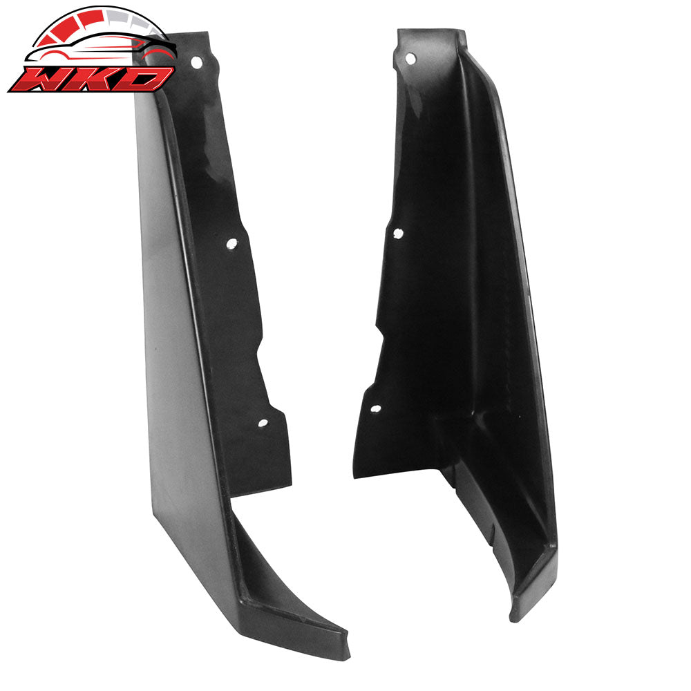Fits 13-16 Subaru BRZ Front Bumper Lip + Front Splitter Winglet CS Style PU