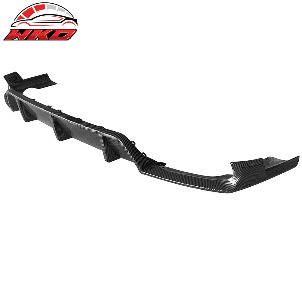 Fits 20-23 G06 X6 M Sport IKON Carbon Print Front Bumper Lip Rear Lip Side Skirt