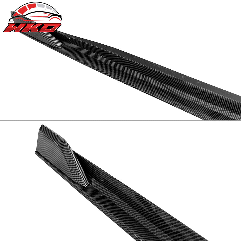 Fits 20-23 G06 X6 M Sport IKON Carbon Print Front Bumper Lip Rear Lip Side Skirt