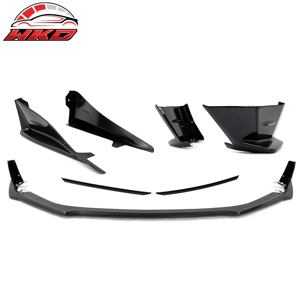 Fit 22-26 Subaru BRZ Coupe STI Style Front Bumper Lip + Rear Apron + Side Strake | Wholesale