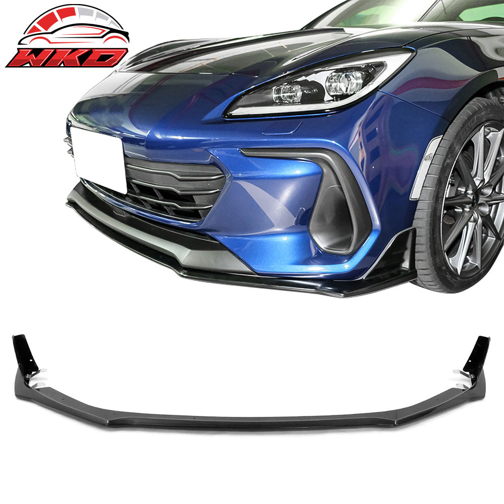 Fit 22-25 Subaru BRZ Coupe STI Style Front Bumper Lip + Rear Apron + Side Strake