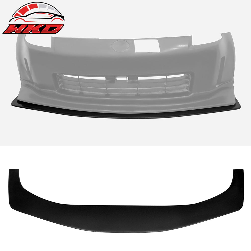 Fits 06-09 Nissan 350Z N1 Style PU Front Bumper Lip Spoiler + Matching Splitter