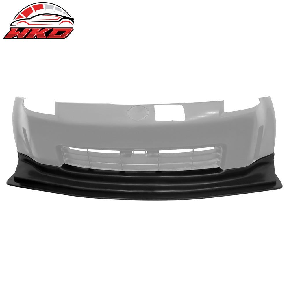 Fits 06-09 Nissan 350Z N1 Style PU Front Bumper Lip Spoiler + Matching Splitter