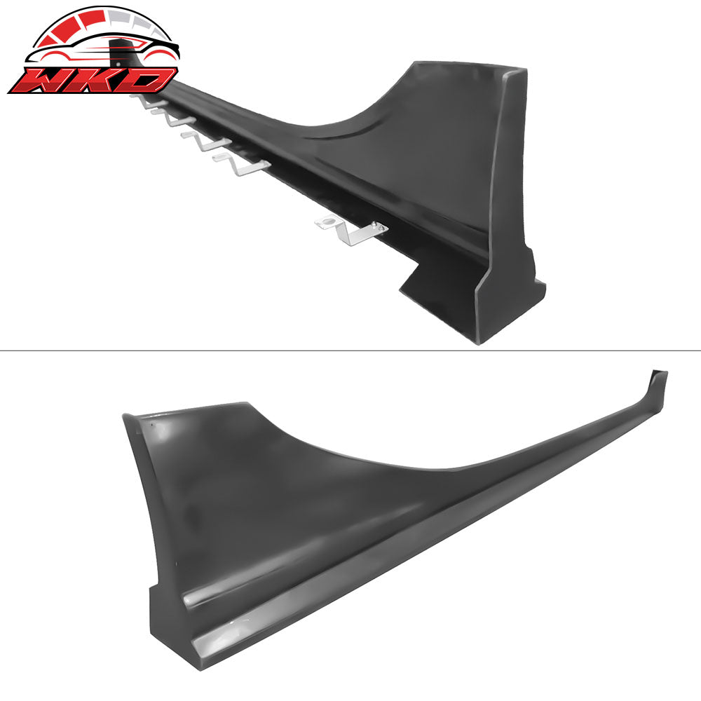 Fits 22-25 Subaru BRZ Coupe Front Bumper Lip + Rear Diffuser + Side Skirts - PU