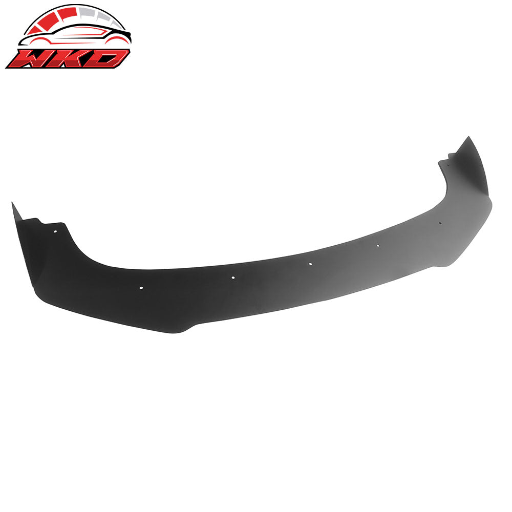 Fits 17-21 Honda Civic Hatchback AF Style Front Bumper Lip + Gunmetal Strut Rods