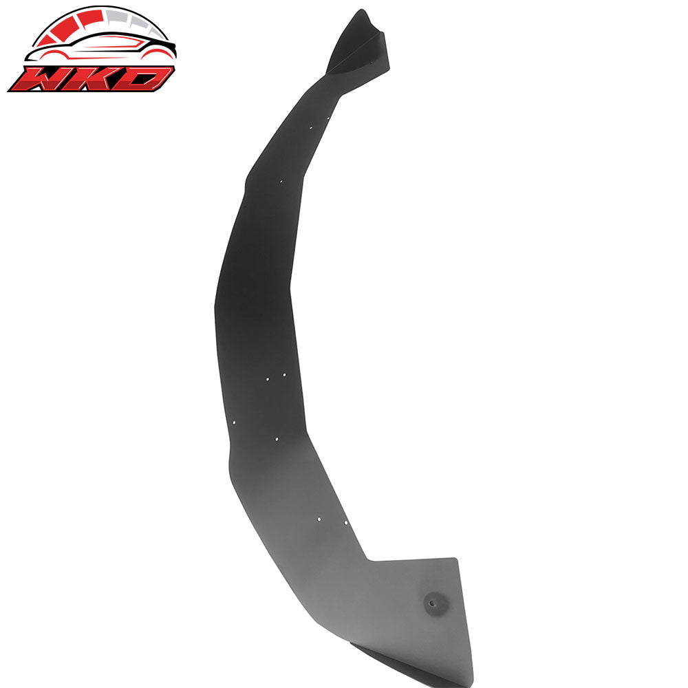 Fits 13-20 Nissan 370Z Amuse Style Front Bumper Lip Splitter Gunmetal Strut Rods