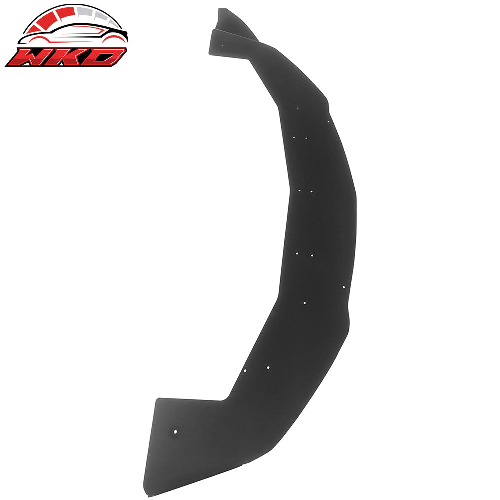 Fits 13-20 Nissan 370Z Amuse Style Front Bumper Lip Splitter Red Strut Rods