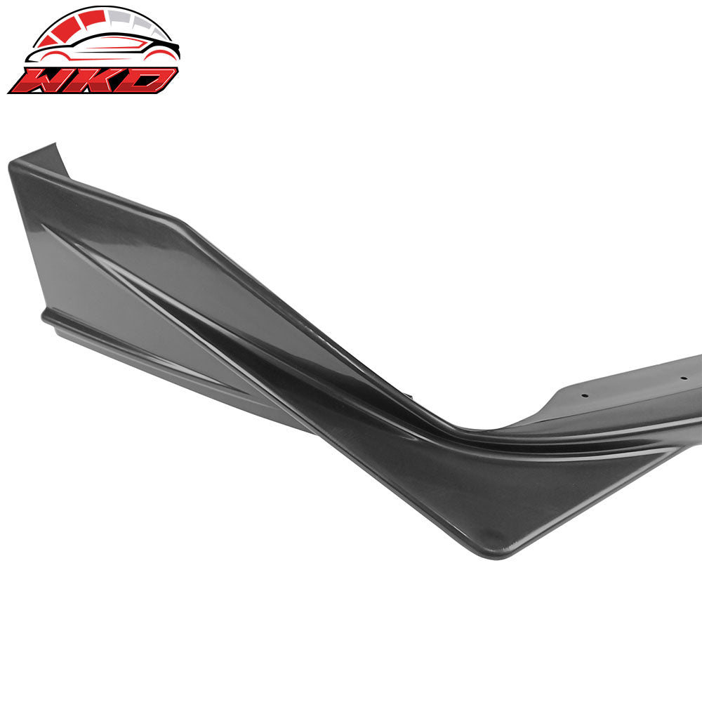 Fits 15-21 Subaru WRX STI S208 Style Front Bumper Lip Spoiler Unpainted PP 3PCS