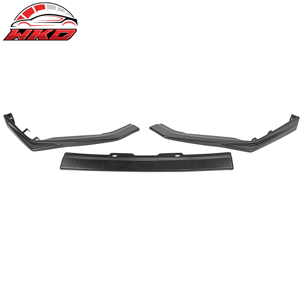 Fits 18-21 Subaru WRX STI Style Front Bumper Lip Chin Spoiler ABS Unpainted 3PCS