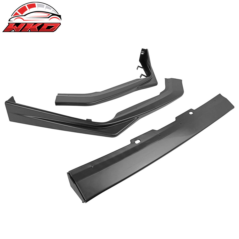 Fits 18-21 Subaru WRX STI Style Front Bumper Lip Chin Spoiler ABS Unpainted 3PCS