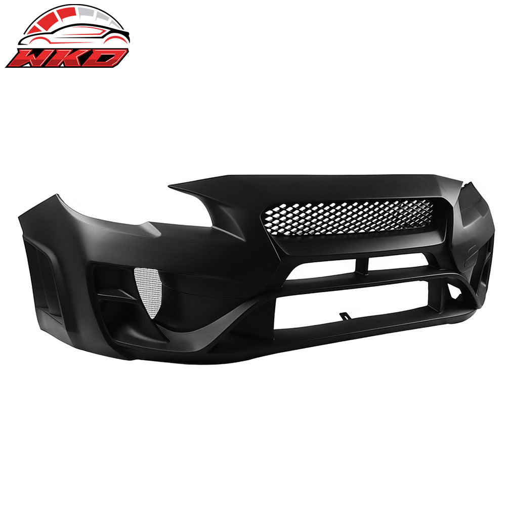 Fits 15-21 Subaru WRX STI Front + Rear Bumper Cover Varis Style Conversion Kit