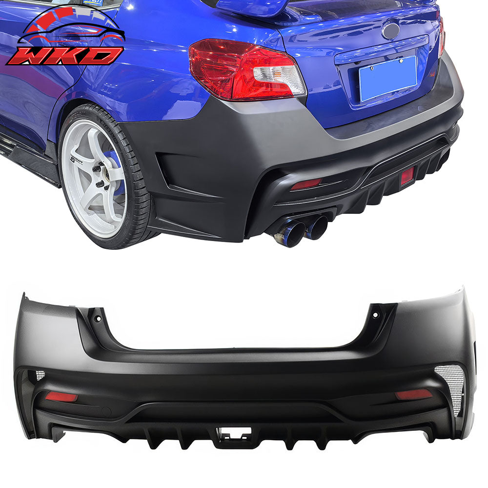 Fits 15-21 Subaru WRX STI Front + Rear Bumper Cover Varis Style Conversion Kit