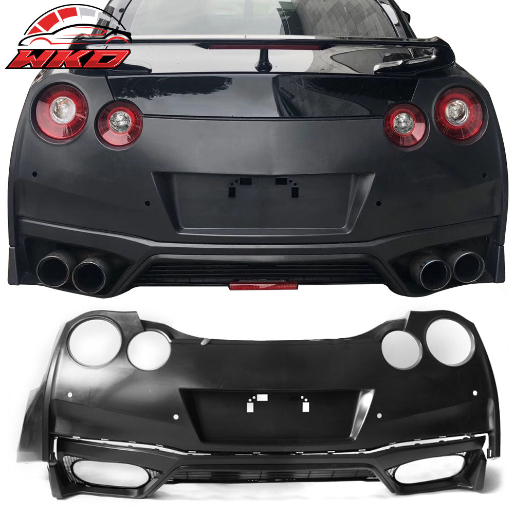 Fits 09-24 Nissan GTR R35 Front & Rear Bumper & Hood & Side Skirts & Headlights