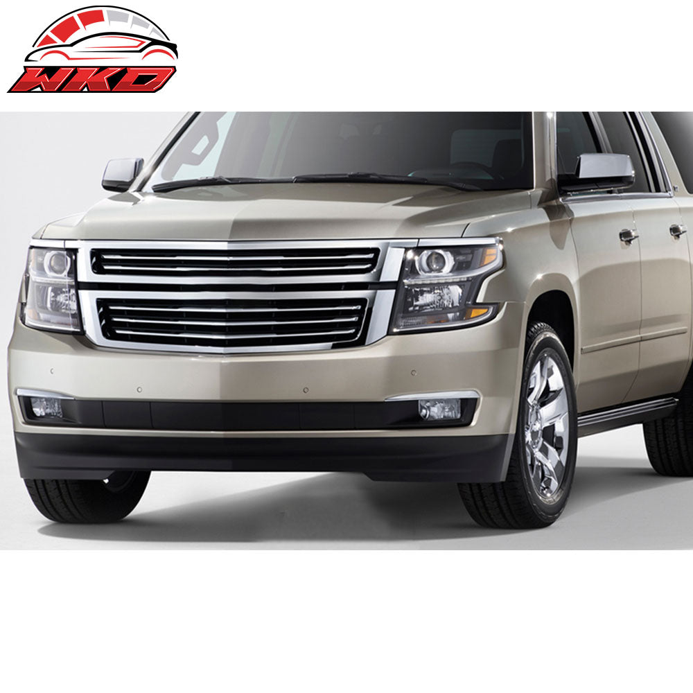 Fits 15-20 Chevy Tahoe LTZ Style Front Upper Factory Grill Grille Chrome
