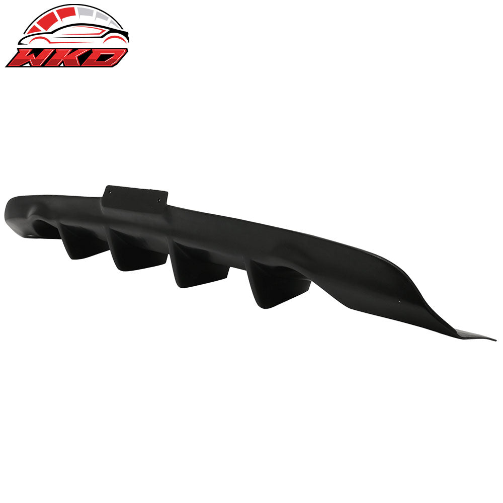 Fits 03-07 Infiniti G35 Coupe Ikon Aero 4Fin Rear Bumper Valance Add-On Diffuser