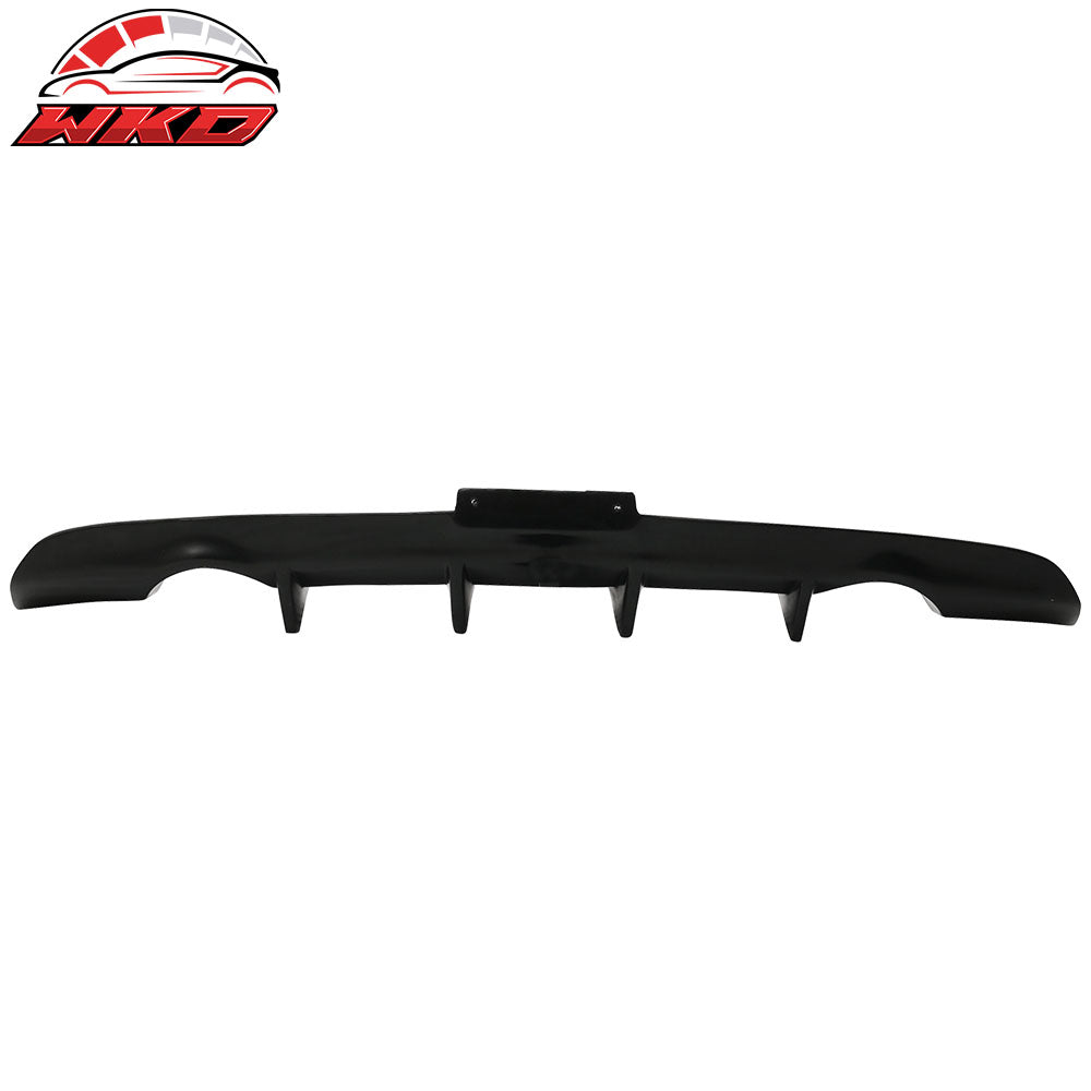 Fits 03-07 Infiniti G35 Coupe Ikon Aero 4Fin Rear Bumper Valance Add-On Diffuser