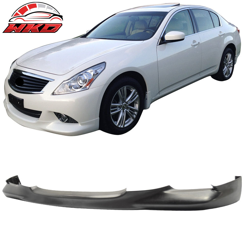 Fits 10-13 Infiniti G37 Sedan 4 Door OE Style Front Bumper Lip Chin Spoiler