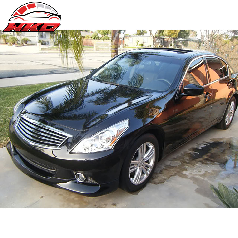 Fits 10-13 Infiniti G37 Sedan 4 Door OE Style Front Bumper Lip Chin Spoiler