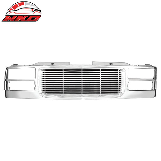 Wholesale 94-01 GMC C1500 C2500 C3500 Yukon Billet Chrome ABS Front Mesh Grille Cover