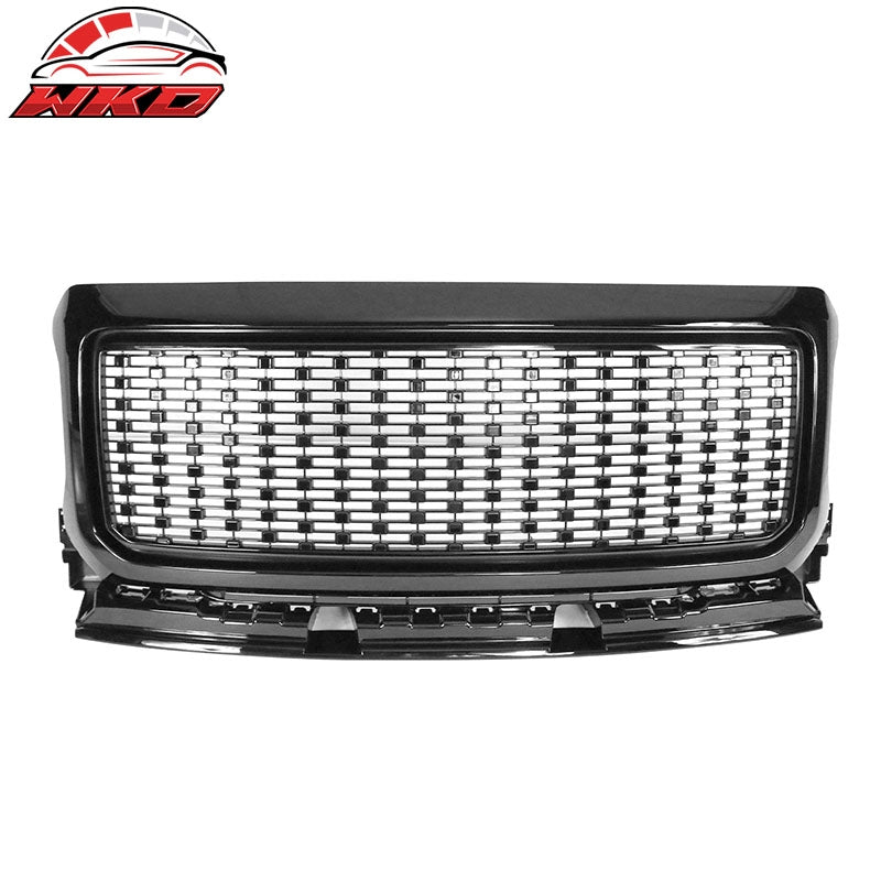 Wholesale 15-20 GMC Canyon Denali Style Front Bumper Grille Replacement Bright Black